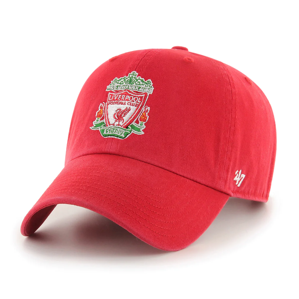 '47 Brand Liverpool FC Adjustable Clean Up Hat - Red product image 1, provided for visual reference and product detail review