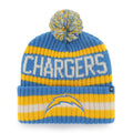 Los Angeles Chargers 47 Brand Blue Raz Bering Cuff Knit product image 1