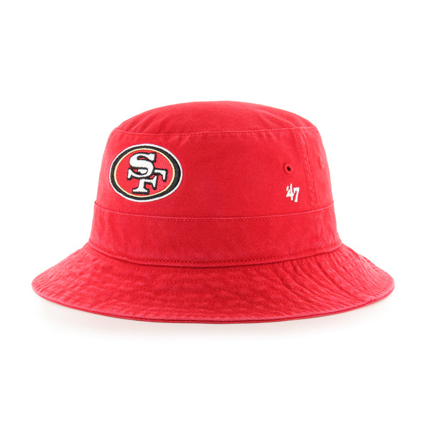 San Francisco 49ers 47 Brand NFL Red Bucket Hat product image 1