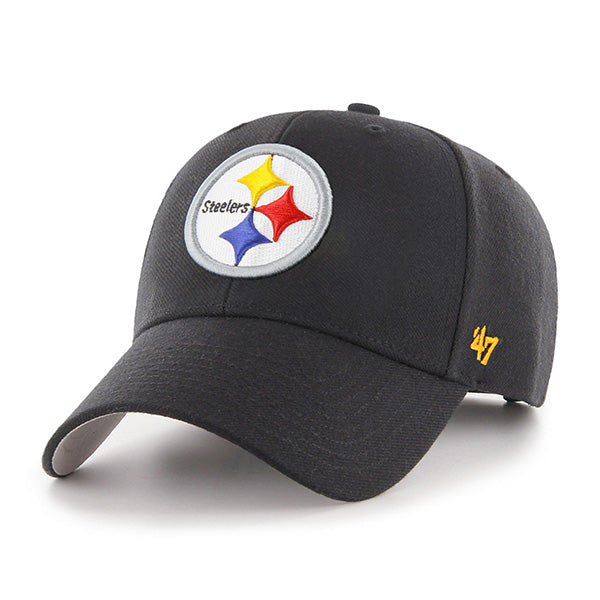 Pittsburgh Steelers 47 Brand NFL Black MVP Hat product image 1