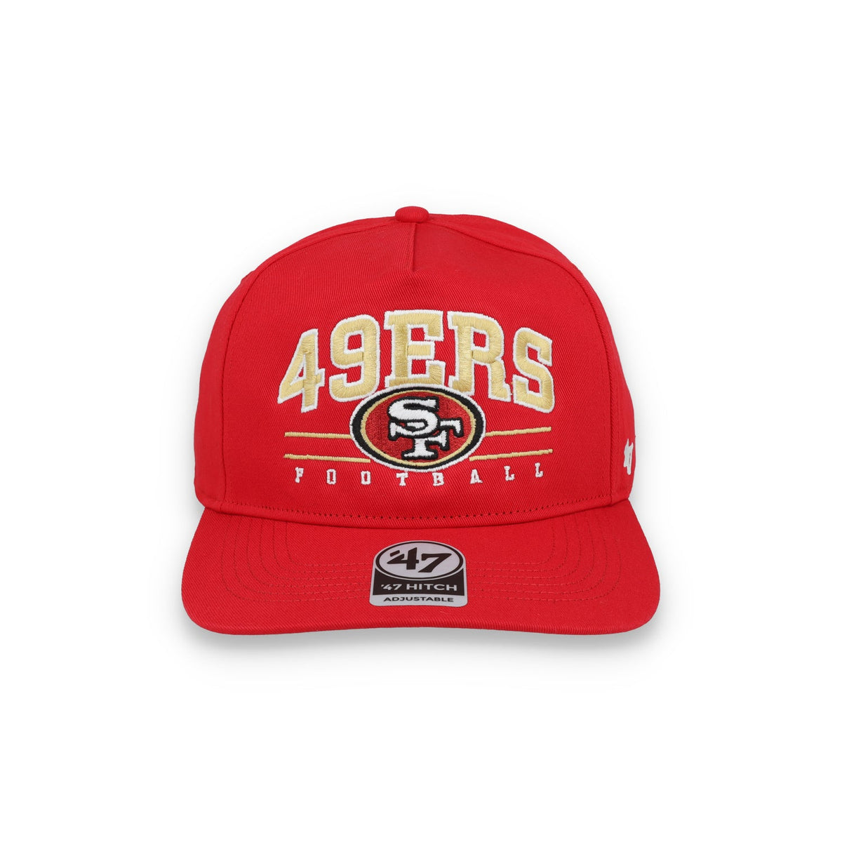 '47 Brand San Francisco 49ers Hitch Adjustable Hat - Red product image 1, provided for visual reference and product detail