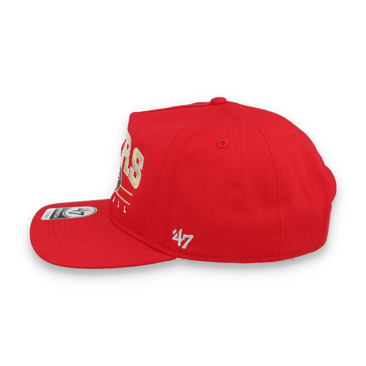 '47 Brand San Francisco 49ers Hitch Adjustable Hat - Red product image 3, provided for visual reference and product detail