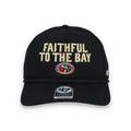 '47 Brand San Francisco 49ers Rope Hitch Adjustable Hat - Black product image 1, provided for visual reference and product