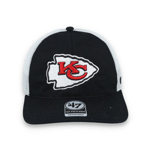 '47 Brand Kansas City Chiefs Trucker Snapback Hat product image 2, provided for visual reference and product detail review