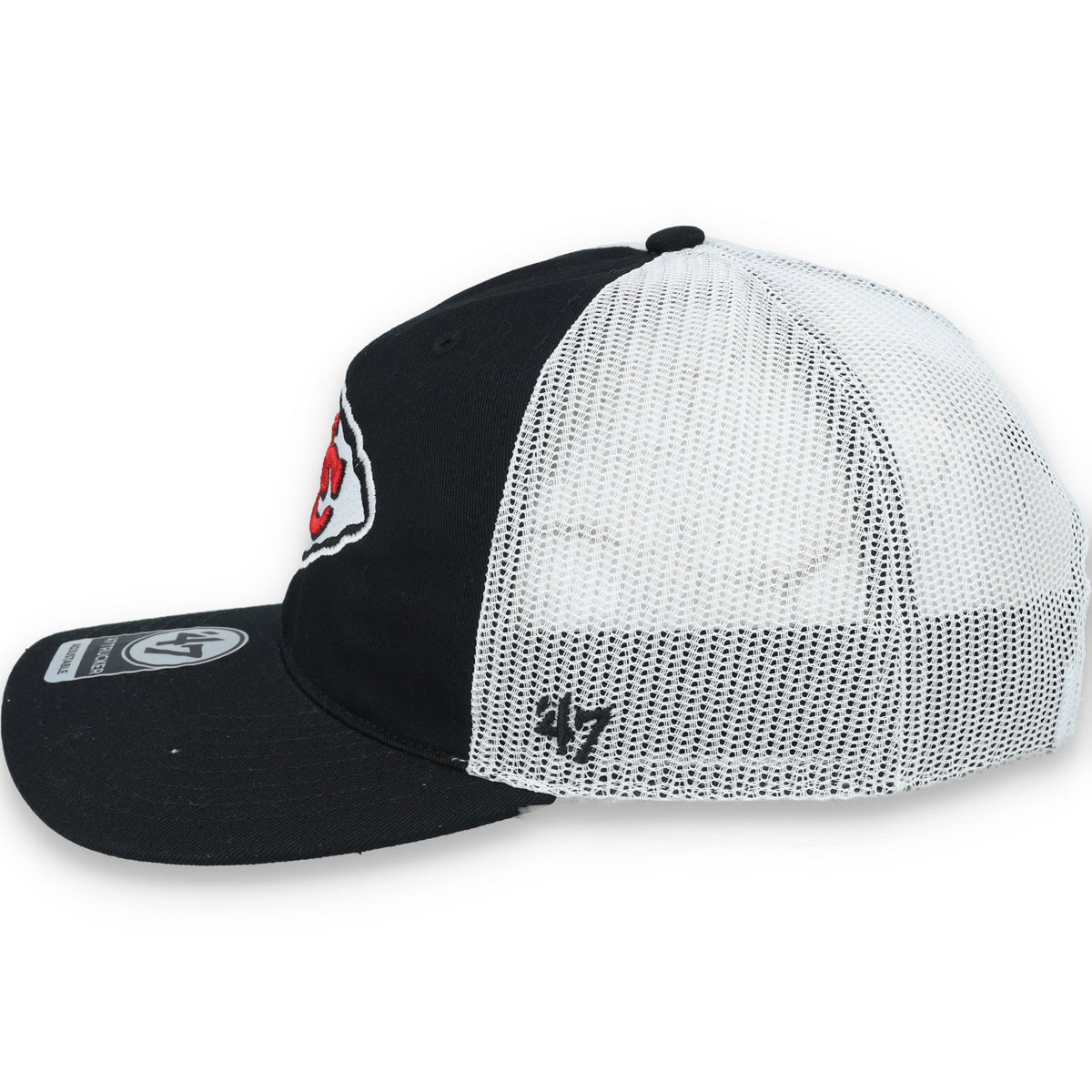 '47 Brand Kansas City Chiefs Trucker Snapback Hat product image 4, provided for visual reference and product detail review