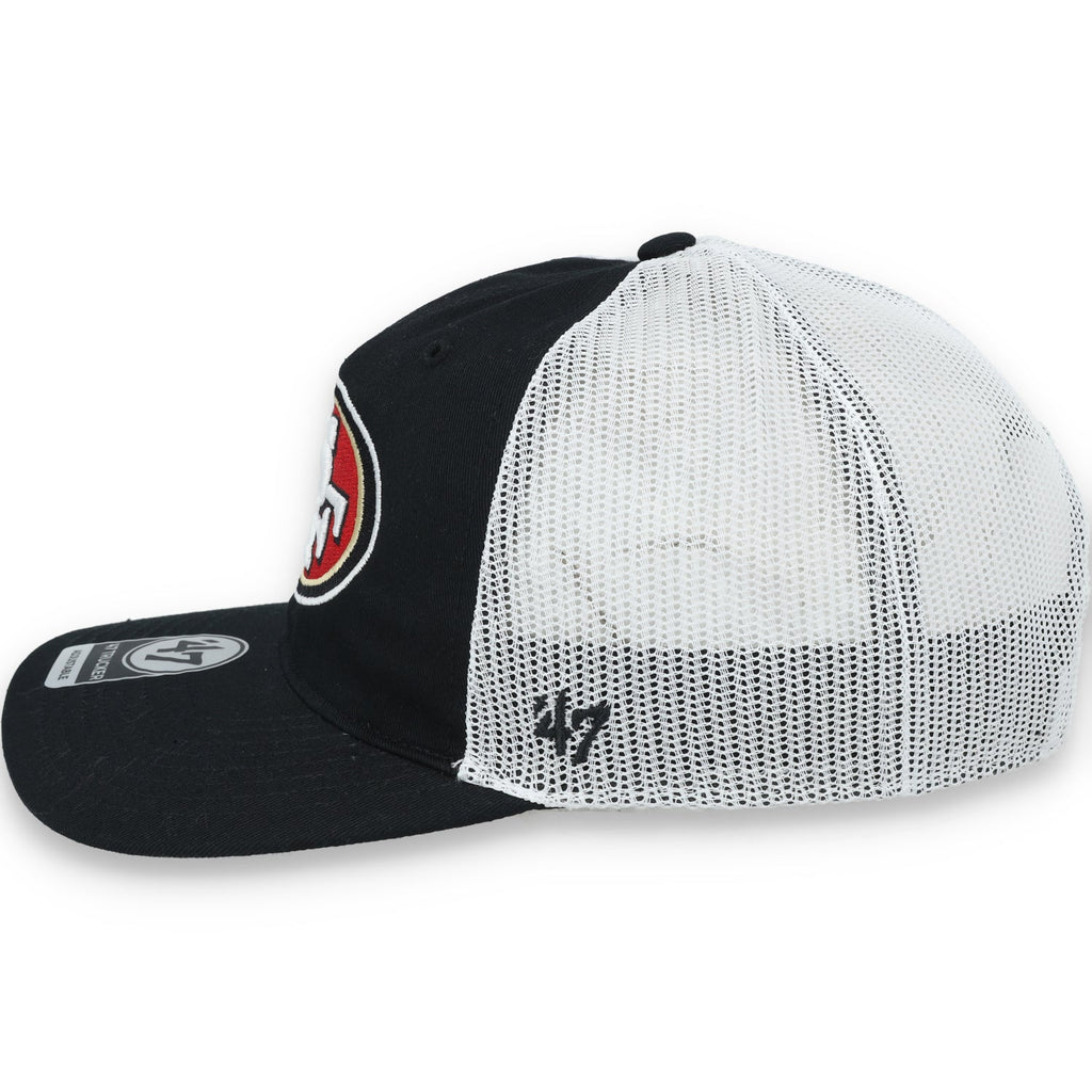'47 Brand San Francisco 49ers MVP Trucker Snapback Hat product image 4, provided for visual reference and product detail