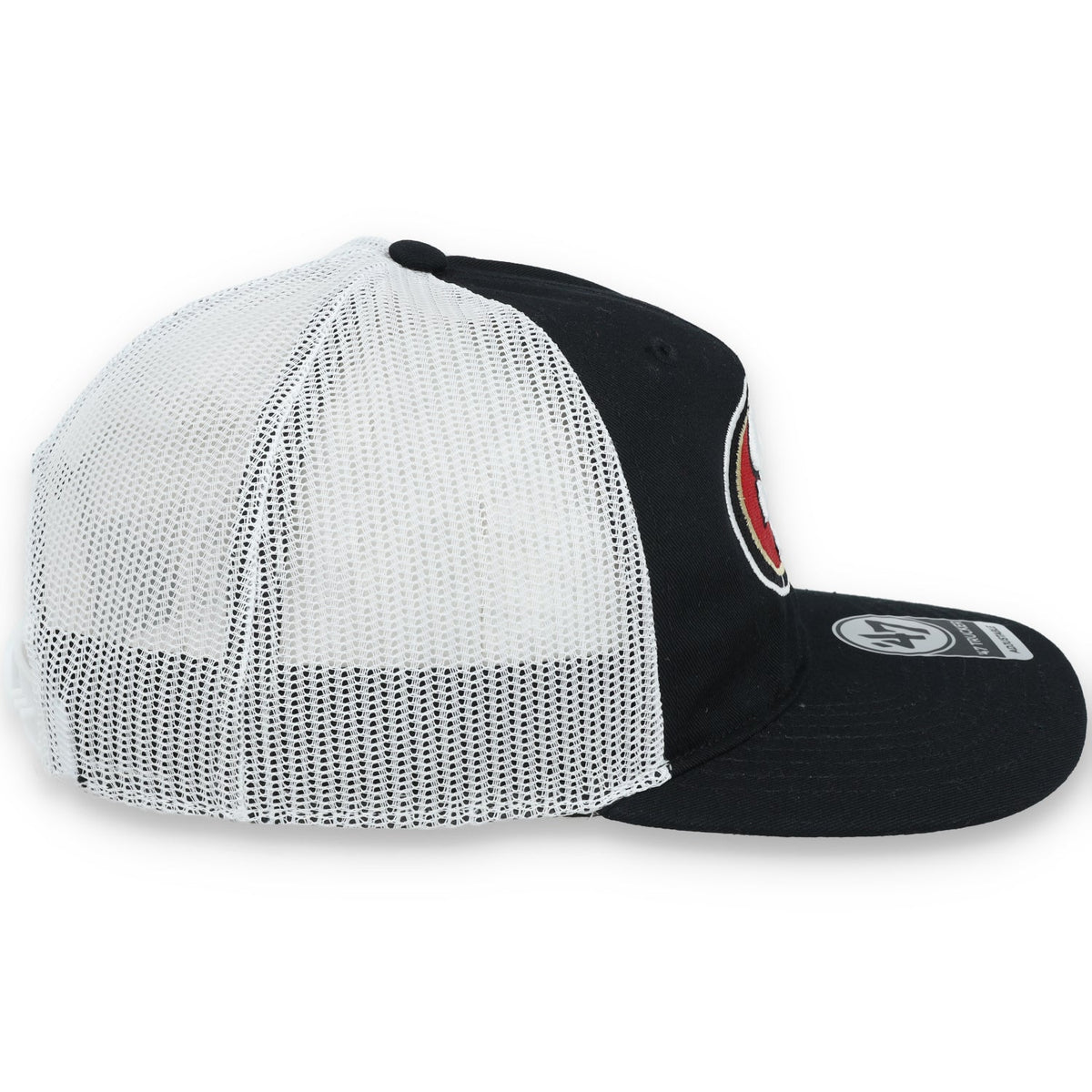 '47 Brand San Francisco 49ers MVP Trucker Snapback Hat product image 6, provided for visual reference and product detail