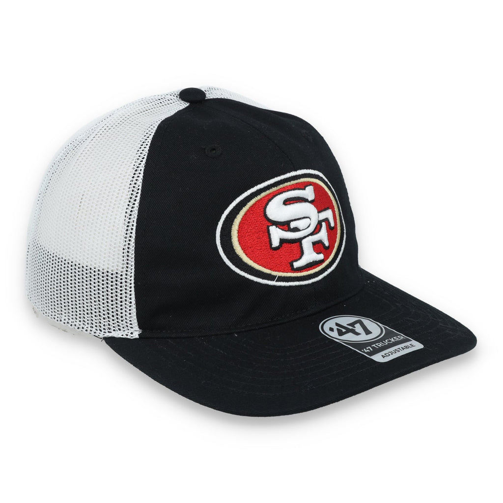 '47 Brand San Francisco 49ers MVP Trucker Snapback Hat product image 1, provided for visual reference and product detail