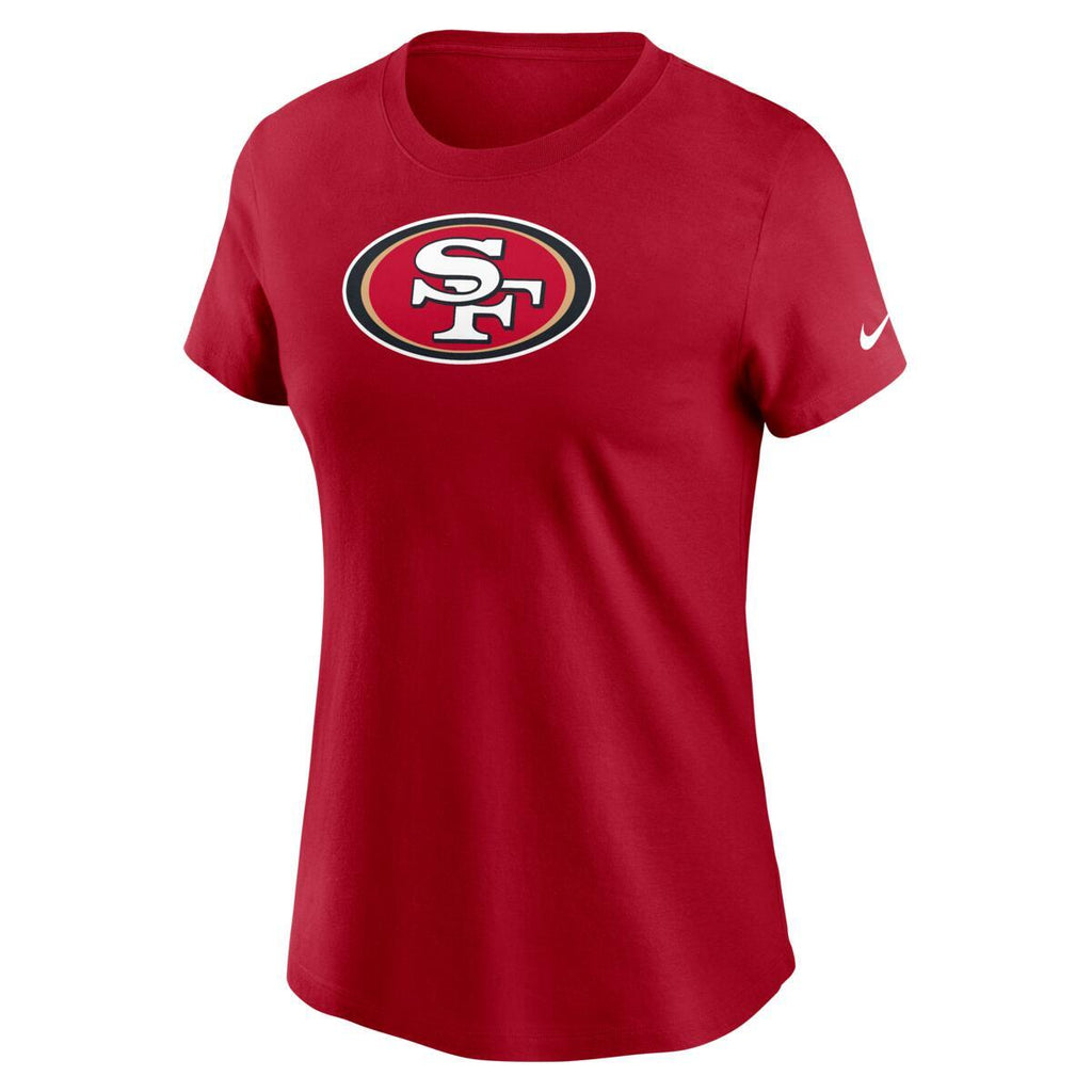 Nike Women San Francisco 49ers Primary Logo T-Shirt product image 1, provided for visual reference and product detail review