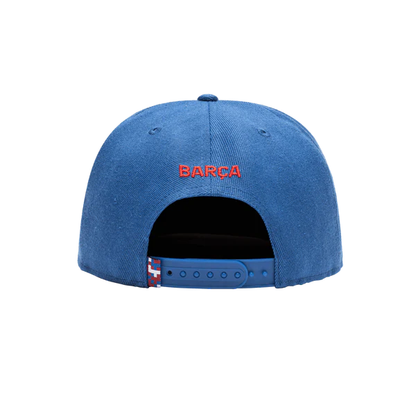 Fan Ink FC Barcelona Crayon Snapback Hat product image 3, provided for visual reference and product detail review