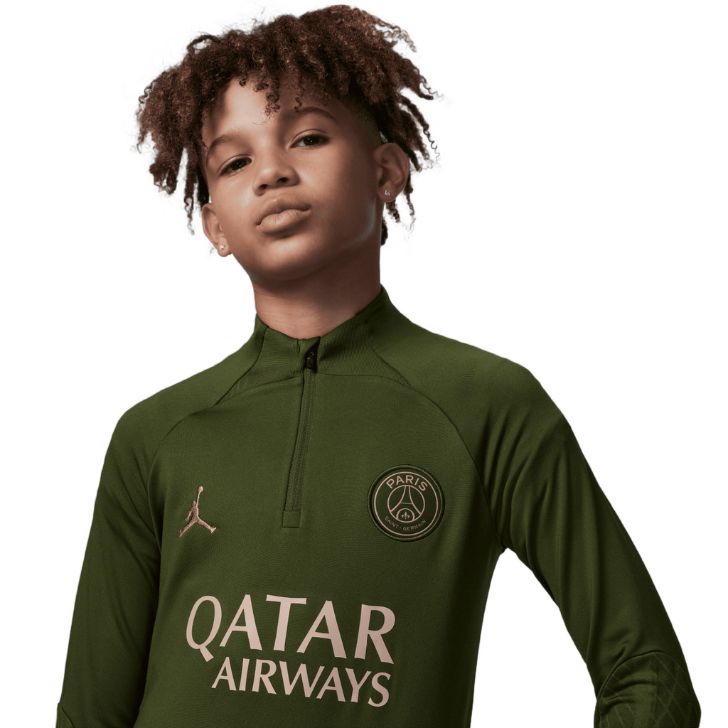 Nike Youth Paris Saint Germain 1/4 Zip Jacket product image 3, provided for visual reference and product detail review