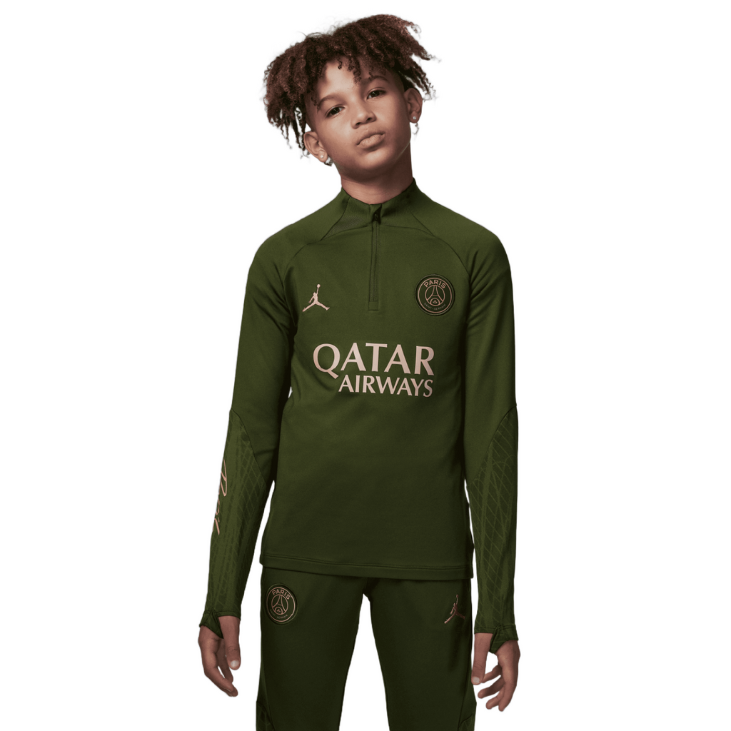 Nike Youth Paris Saint Germain 1/4 Zip Jacket product image 1, provided for visual reference and product detail review