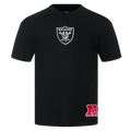 Pro Standard Las Vegas Raiders Wingspan T-Shirt-Black product image 1, provided for visual reference and product detail