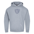 Pro Standard 'Las Vegas Raiders French Terry Drop Shoulder Hoodie-Gray product image 1, provided for visual reference and