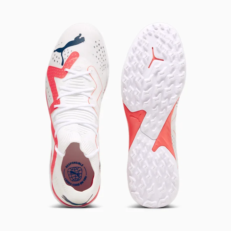 Puma Men Future Match TF-White-Black-Fire Orchid product image 3, provided for visual reference and product detail review