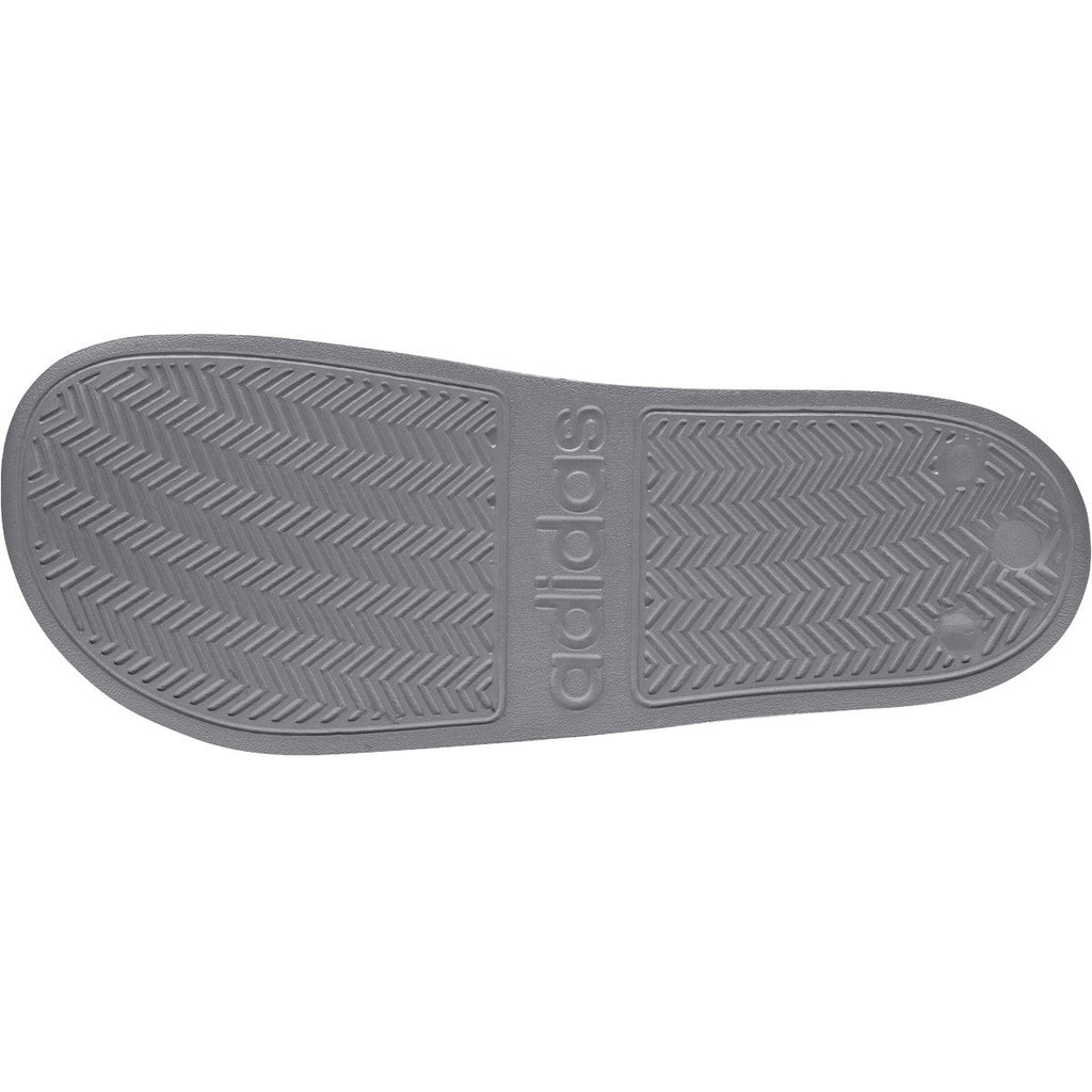 Adidas Adilette Shower Slides-Grey/White product image 2, provided for visual reference and product detail review
