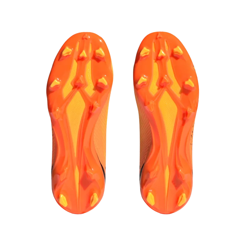 Adidas Kids X Speedportal.3 FG - Solar Gold/Core Black/Team Solar Orang product image 3, provided for visual reference and