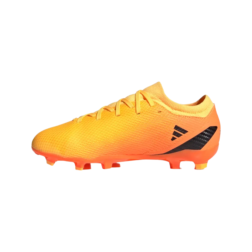Adidas Kids X Speedportal.3 FG - Solar Gold/Core Black/Team Solar Orang product image 2, provided for visual reference and