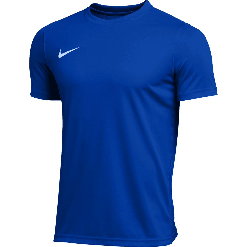 Nike Men Dri-Fit Park VII Jersey- Game Royal/White product image 1, provided for visual reference and product detail review