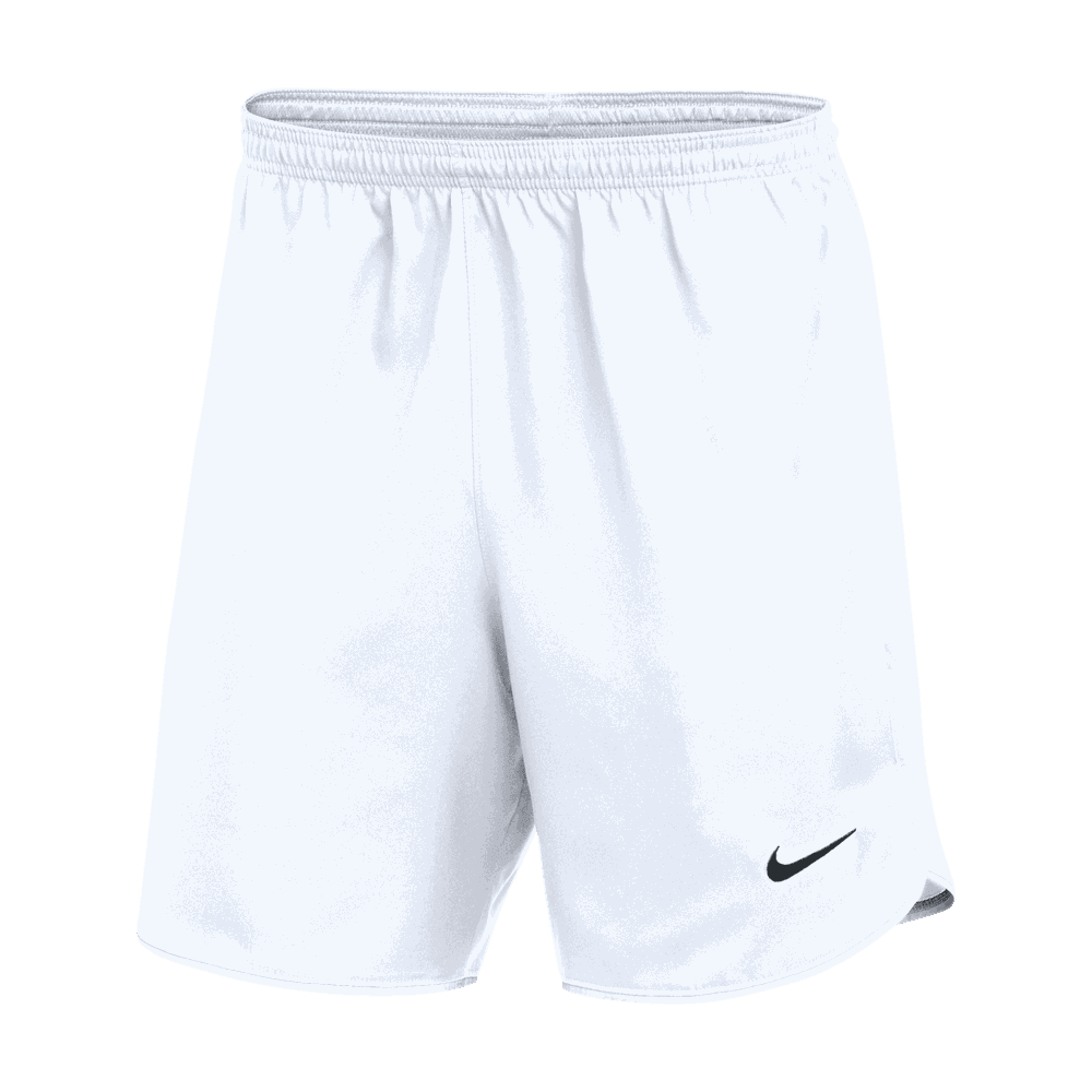 Nike Dri-Fit Laser Woven V Short-White/Black product image 1, provided for visual reference and product detail review