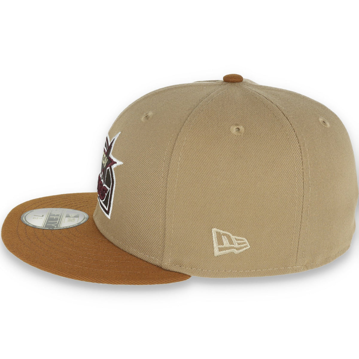 New Era Houston Astros Astrodome Side Patch 59FIFTY Fitted-Khaki product image 4, provided for visual reference and product