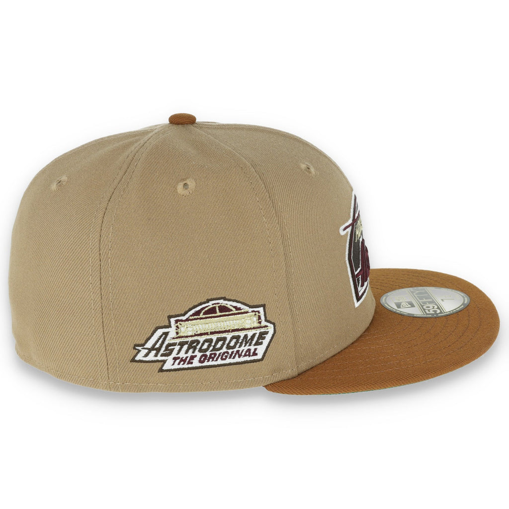 New Era Houston Astros Astrodome Side Patch 59FIFTY Fitted-Khaki product image 6, provided for visual reference and product
