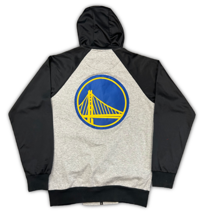 G-III Golden State Warriors Lightweight Jacket-Grey/Black product image 2, provided for visual reference and product detail