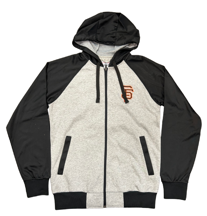 G-III San Francisco Giants Lightweight Jacket-Grey/Orange product image 1, provided for visual reference and product detail