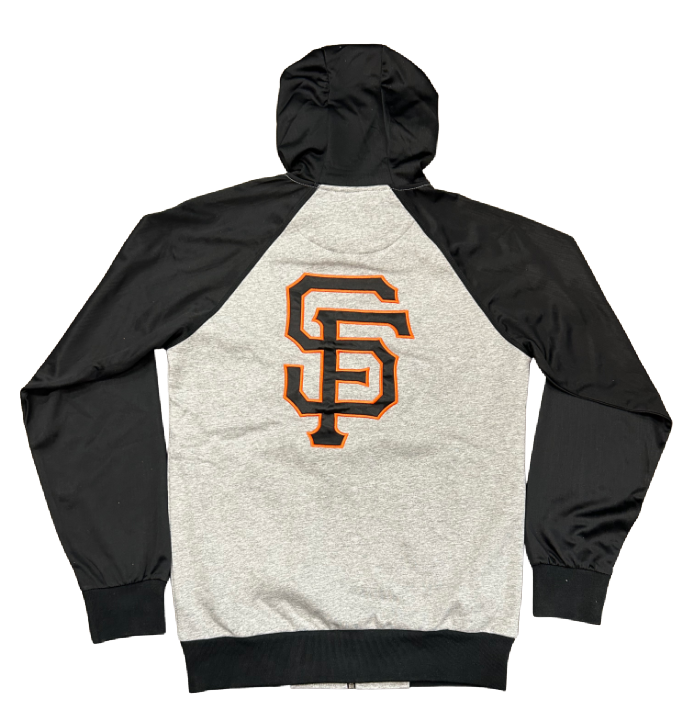G-III San Francisco Giants Lightweight Jacket-Grey/Orange product image 2, provided for visual reference and product detail