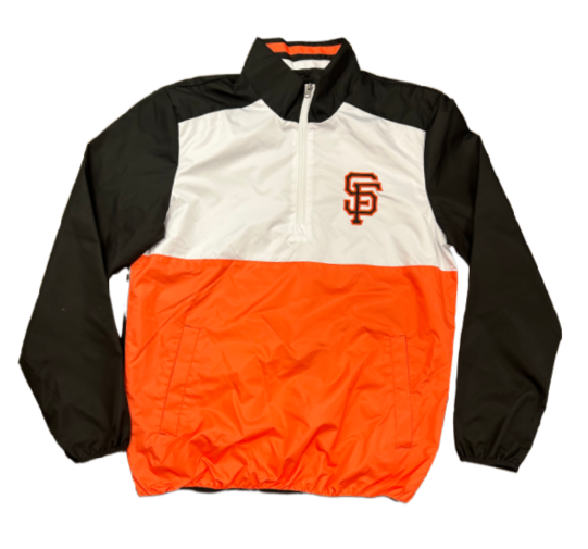 G-III San Francisco Giants Sports by Carl Banks Half-Zip Hoodie product image 1, provided for visual reference and product