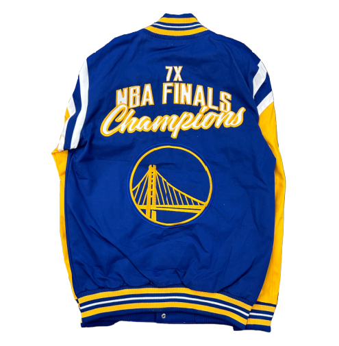GIII Sports Golden State Warriors Game Score Commemorative Jacket product image 2, provided for visual reference and product