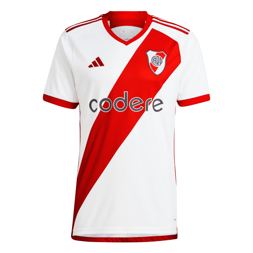 Adidas Club Atletico River Plate Stadium Home Jersey 23/24 product image 1, provided for visual reference and product detail