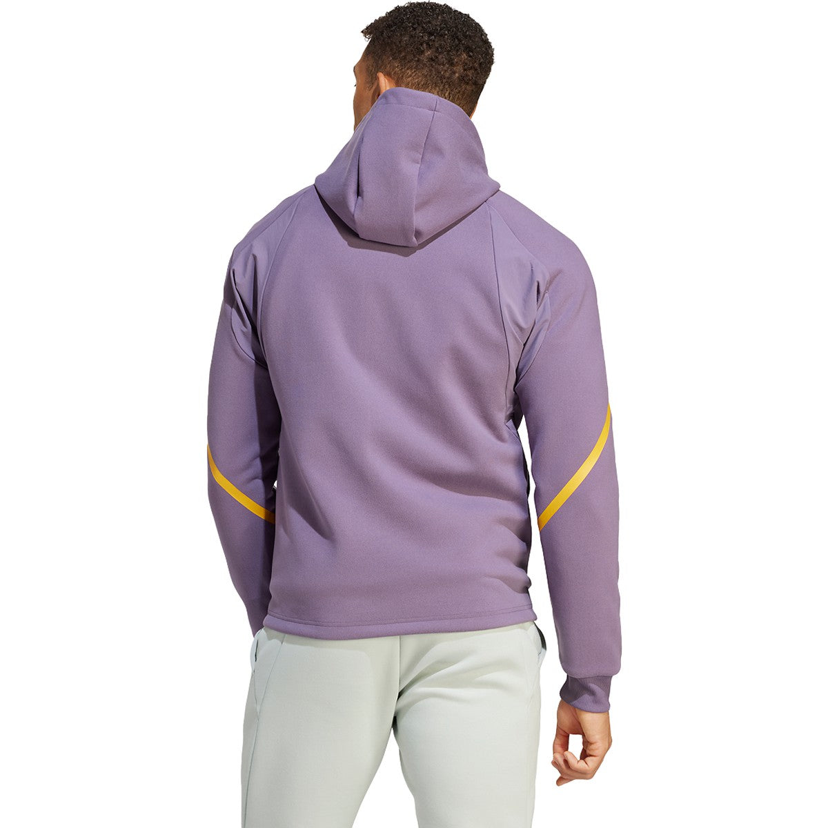 Adidas Men Real Madrid Designed for Gameday Full-Zip Hoodie product image 2, provided for visual reference and product