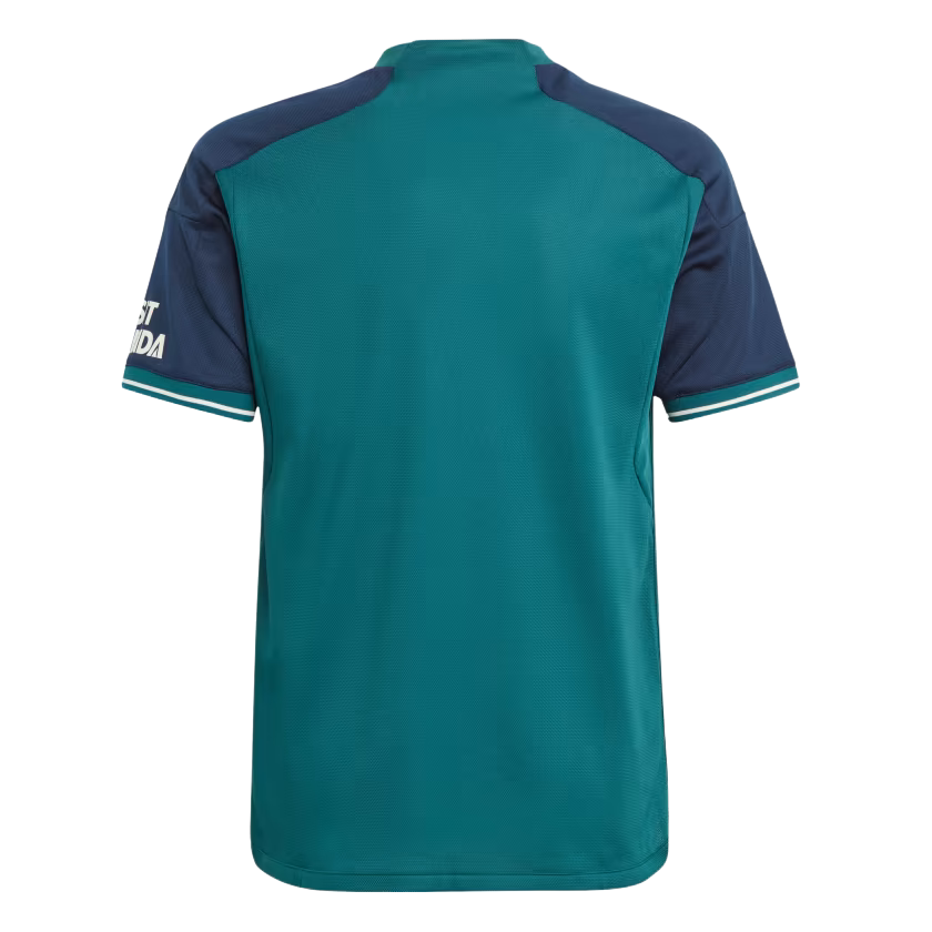 Adidas Youth Arsenal 3rd Stadium Jersey 23/24 product image 2, provided for visual reference and product detail review