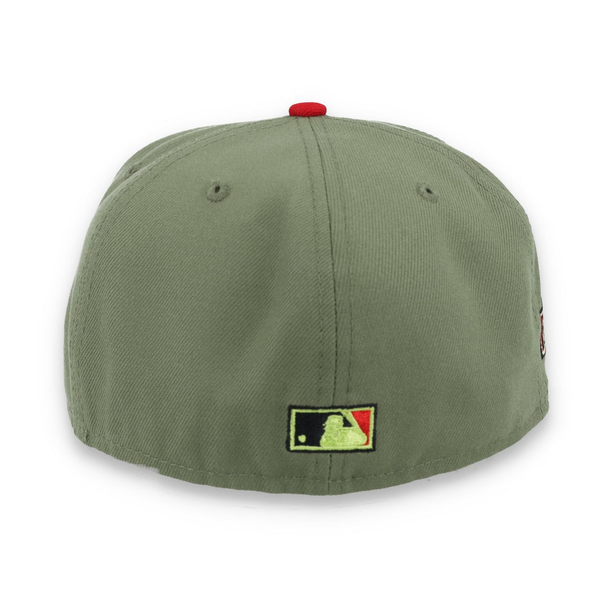 Houston All Star game Side Patch 59FIFTY Fitted Hat- Olive Green product image 5, provided for visual reference and product