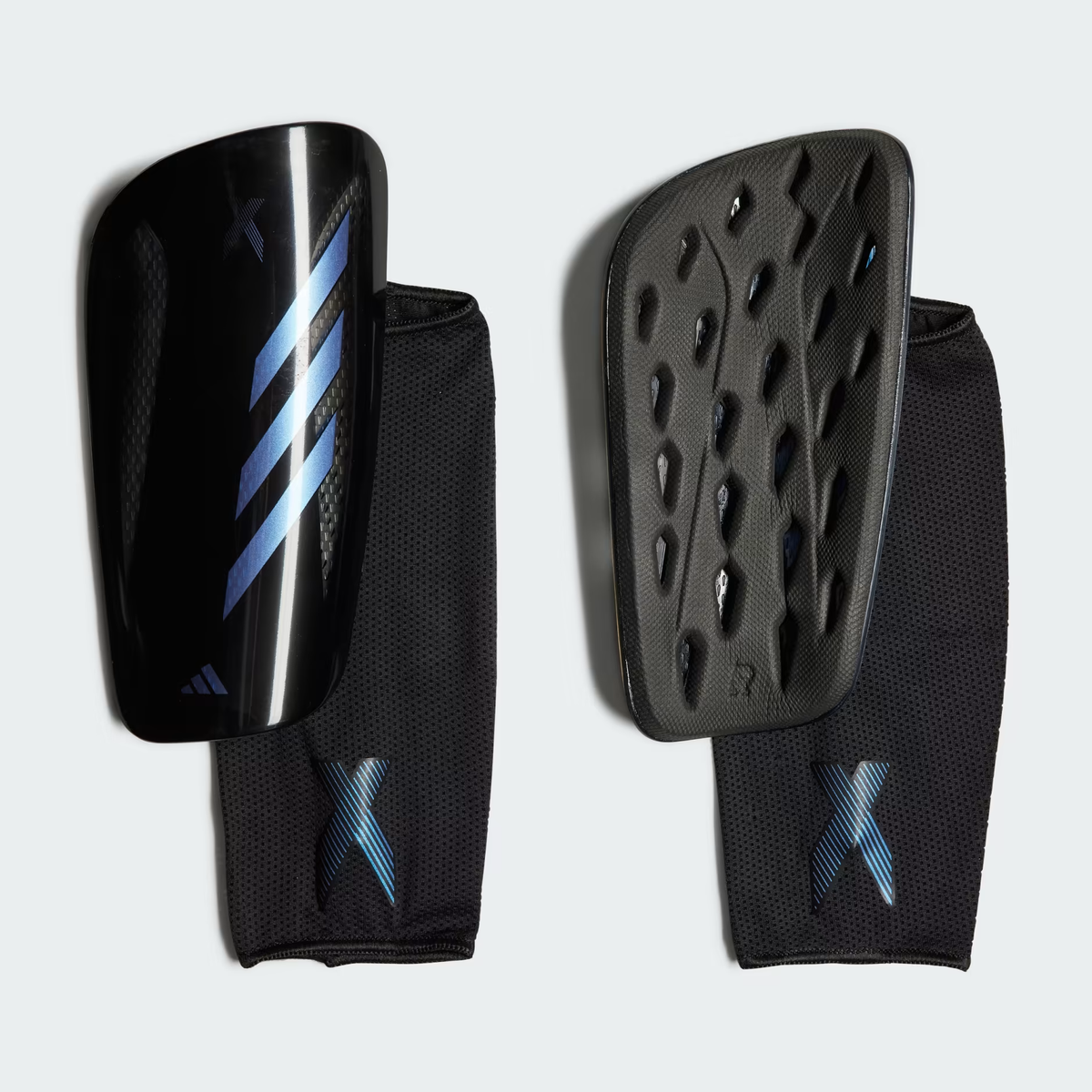 Adidas X Sg Slip-In Shinguards-Black/Black product image 1, provided for visual reference and product detail review