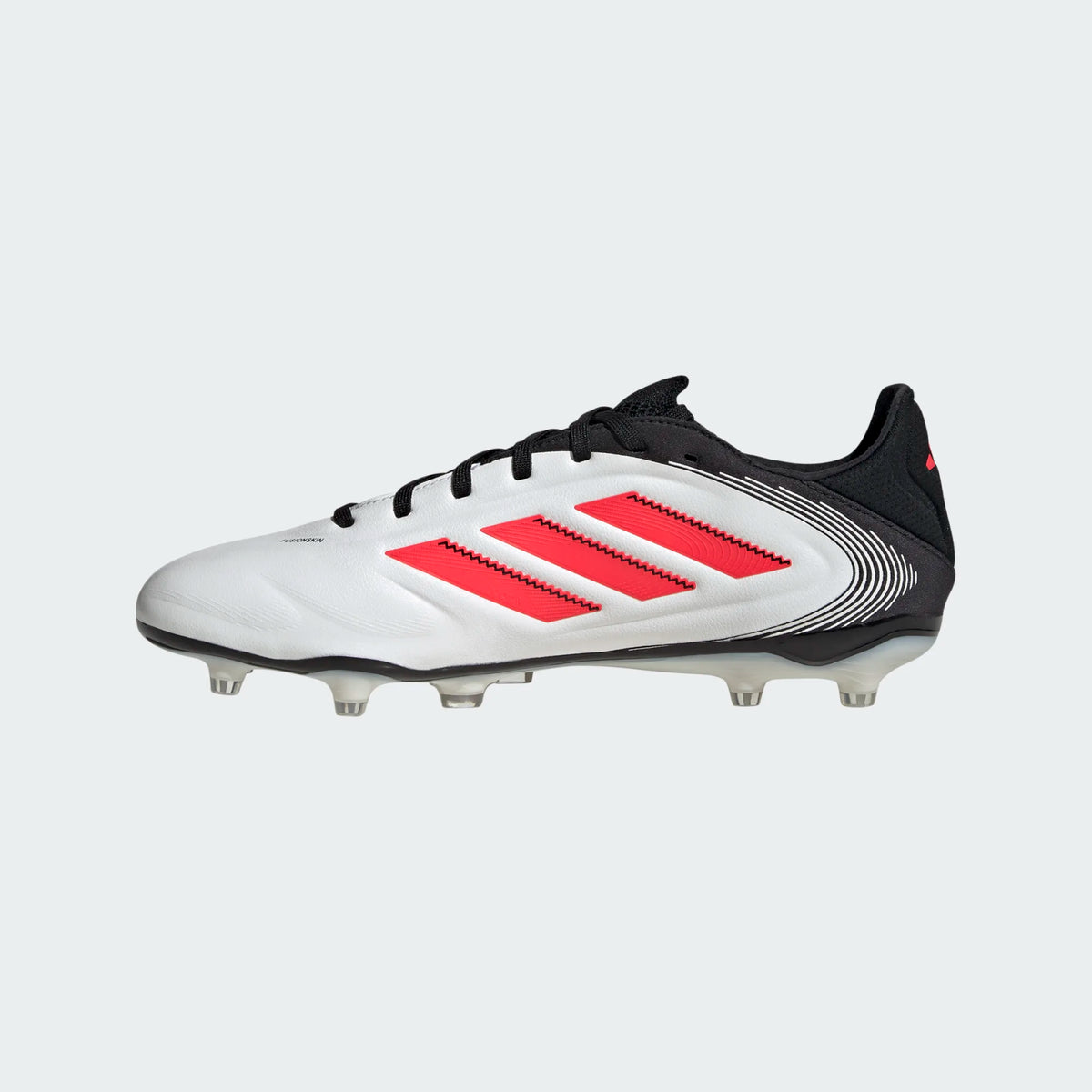 Adidas Copa Pure III Pro FG-White/Black/Lucid Red product image 2, provided for visual reference and product detail review