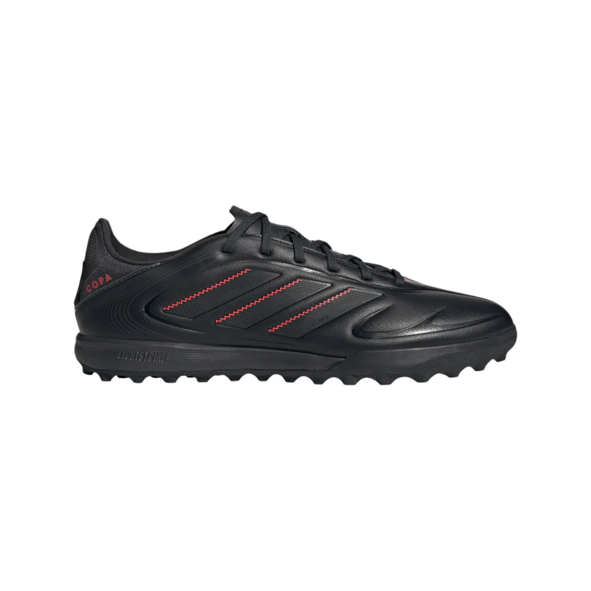 Adidas Copa Pure III League TF-Black/Lucid Red product image 1, provided for visual reference and product detail review