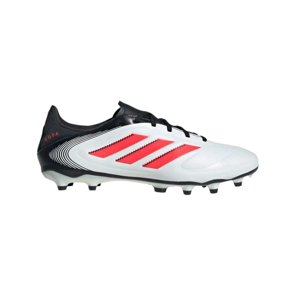 Adidas Copa Pure III League FG/MG-White/Lucid Red/Black product image 1, provided for visual reference and product detail