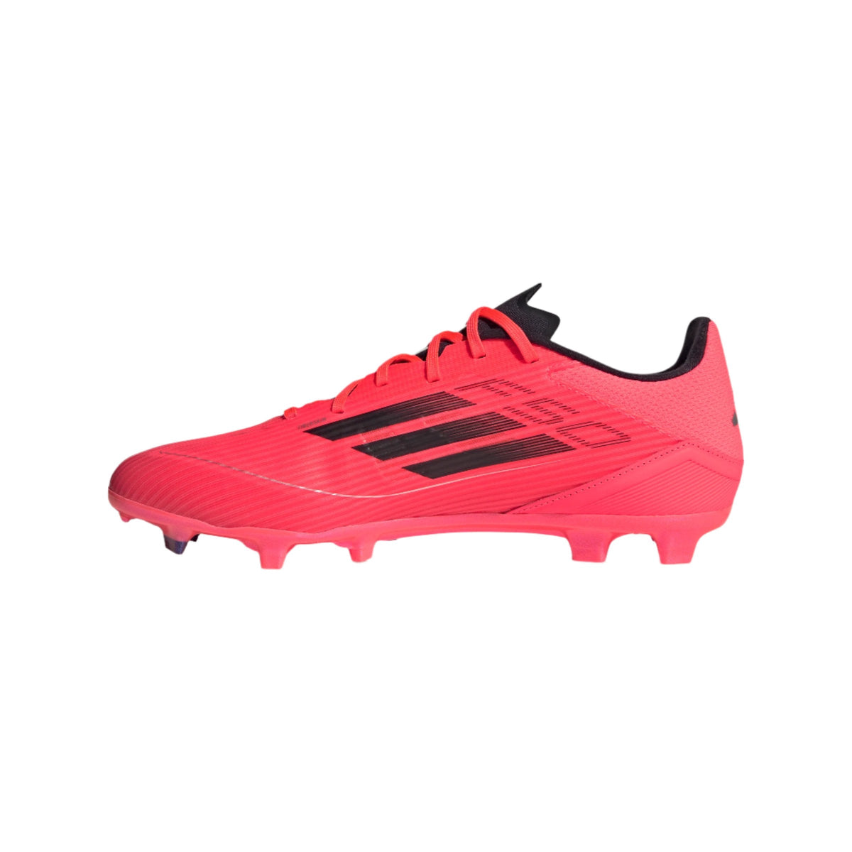 Adidas F50 League FG/MG-Turbo/Aurora Black/Platinum Metallic product image 2, provided for visual reference and product