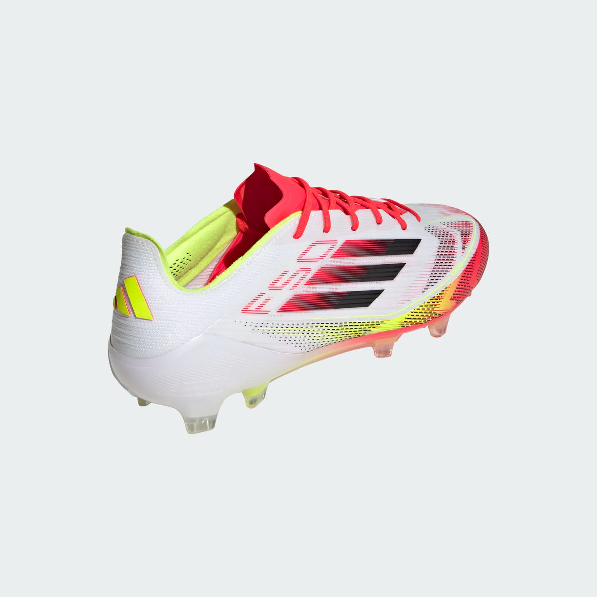 Adidas F50 Elite FG/MG-White/Lucid Red Volt product image 4, provided for visual reference and product detail review
