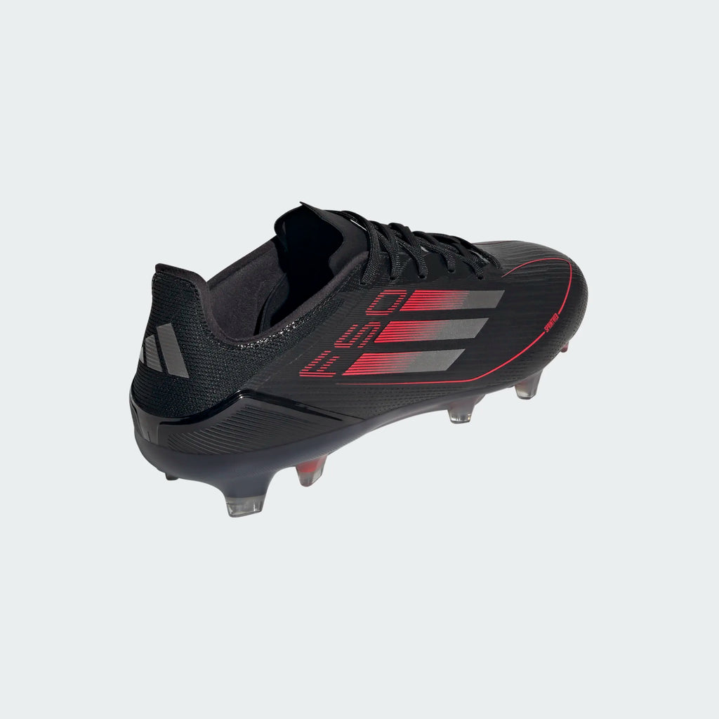 Adidas F50 Pro FG/MG-Black/Lucid Red product image 5, provided for visual reference and product detail review