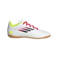 Adidas Jr F50 Club IC-White/Yellow/CBlack product image 1, provided for visual reference and product detail review