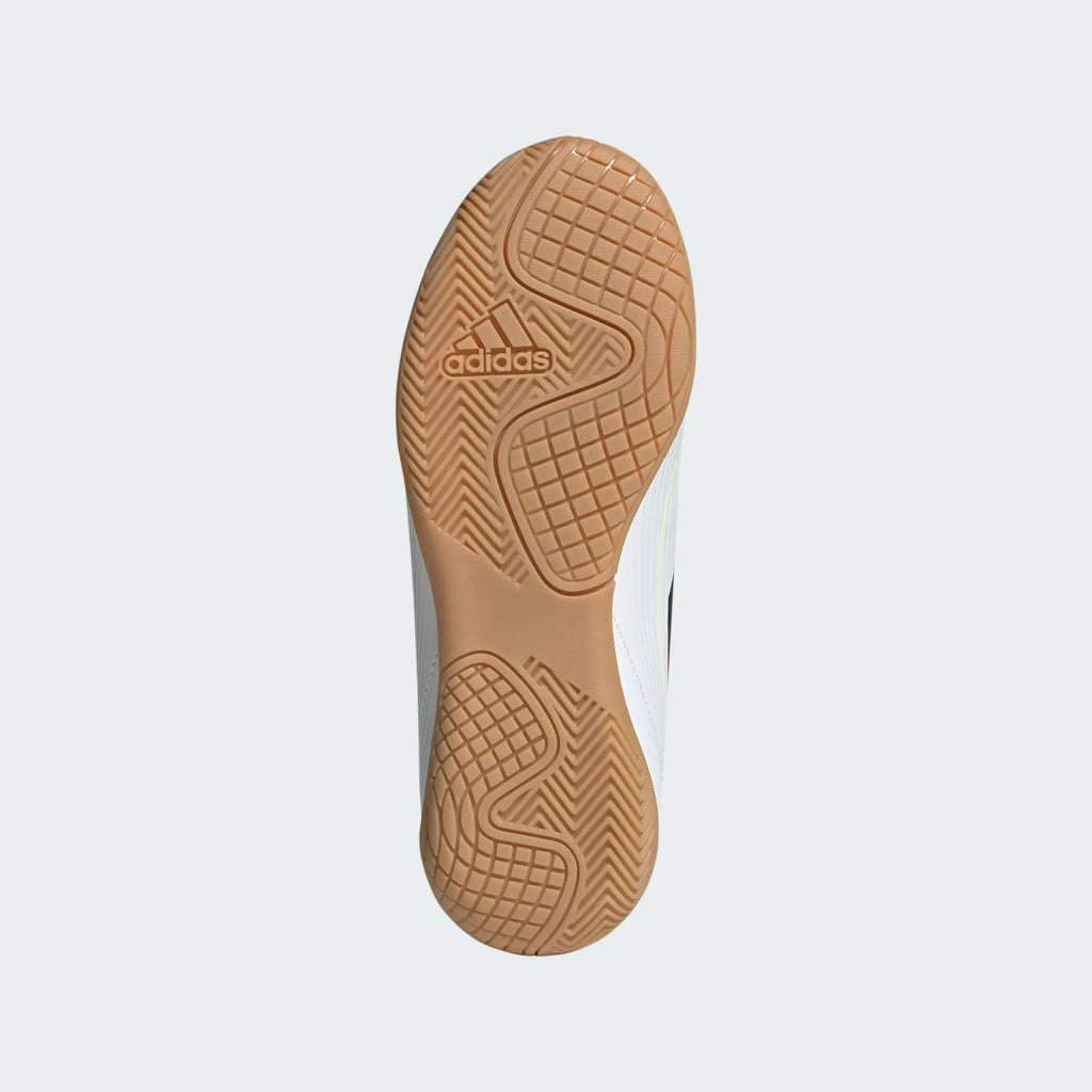 Adidas Jr F50 Club IC-White/Yellow/CBlack product image 5, provided for visual reference and product detail review