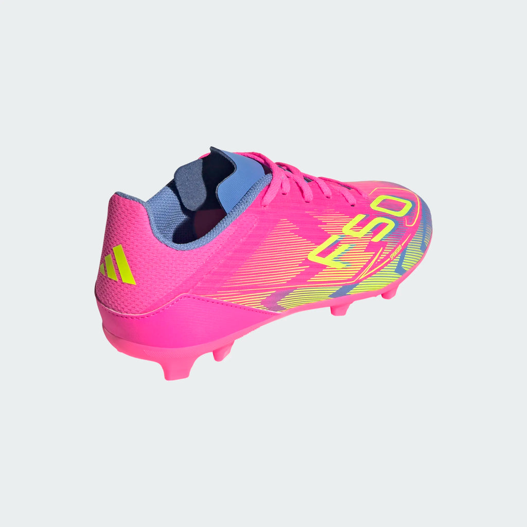Adidas JR F50 League FG/MG- Lucid Pink product image 5, provided for visual reference and product detail review