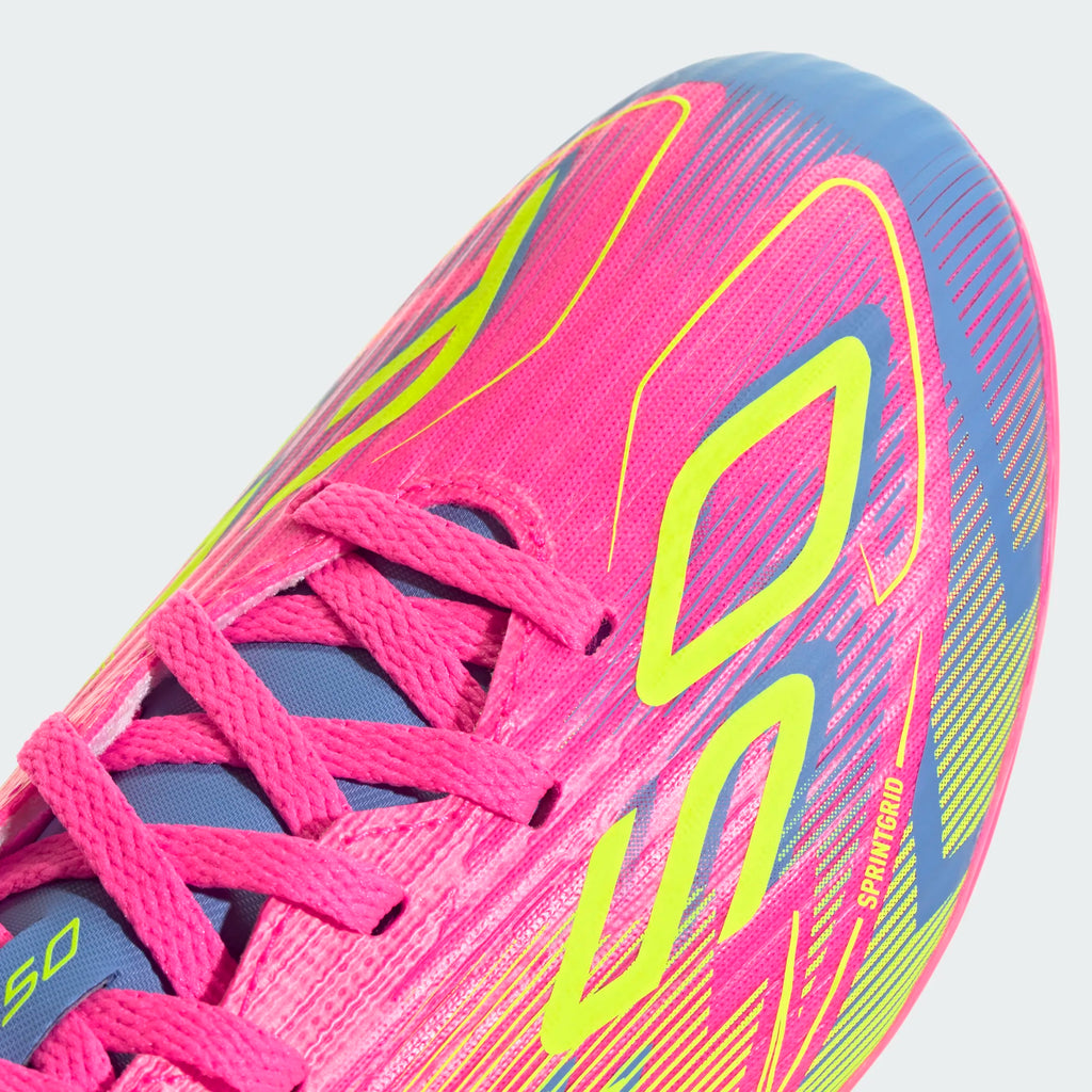 Adidas JR F50 League FG/MG- Lucid Pink product image 6, provided for visual reference and product detail review