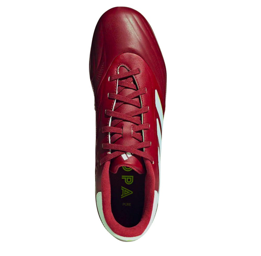 Adidas Copa Pure 2 League FG-Cardinal / WHITE/YELLOW 2 product image 2, provided for visual reference and product detail