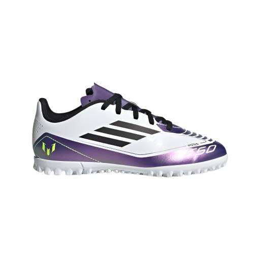 Adidas JR Messi F50 Club Turf Soccer Shoes product image 1, provided for visual reference and product detail review