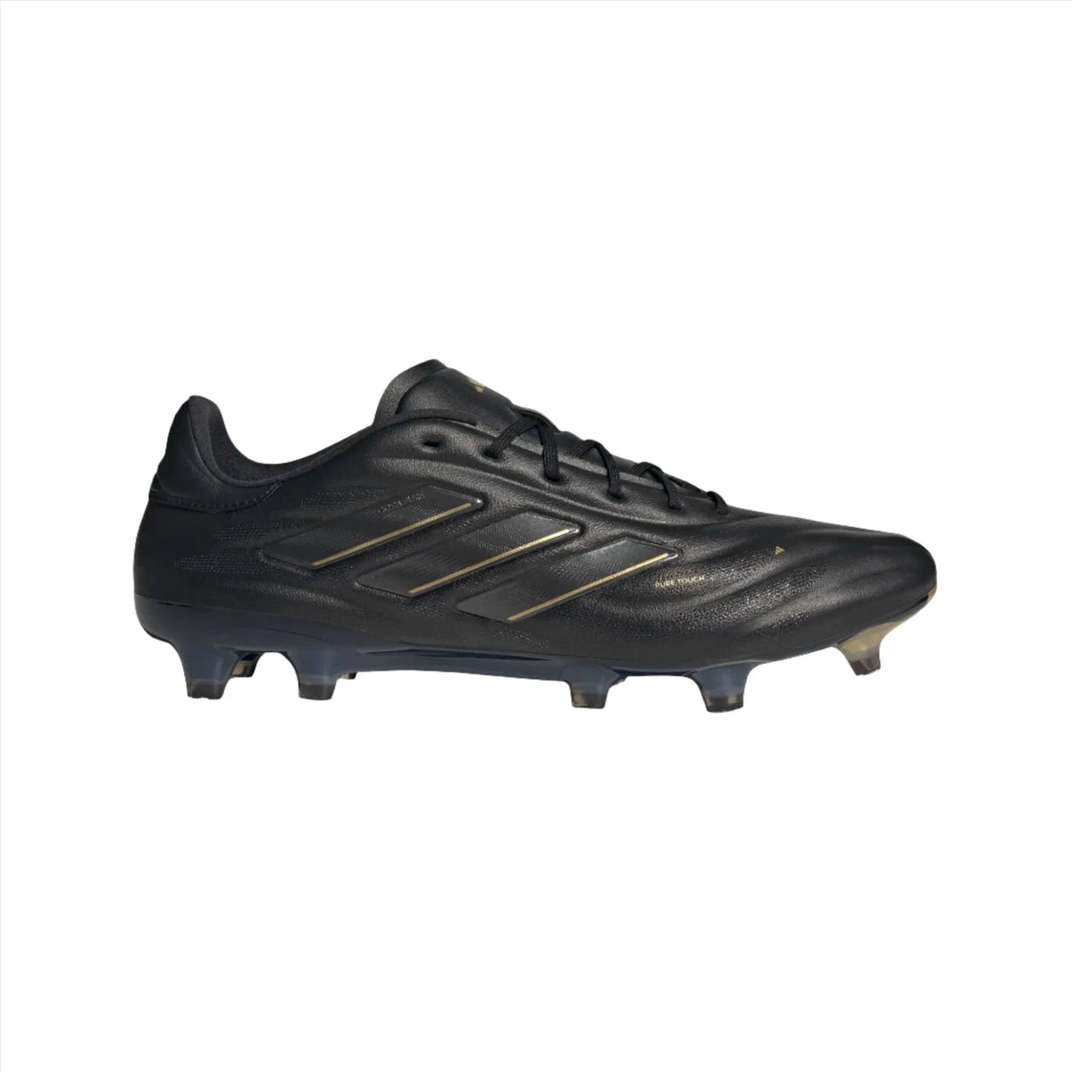 Adidas Copa Pure 2 Elite FG-Black/Carbon/Gold product image 1, provided for visual reference and product detail review