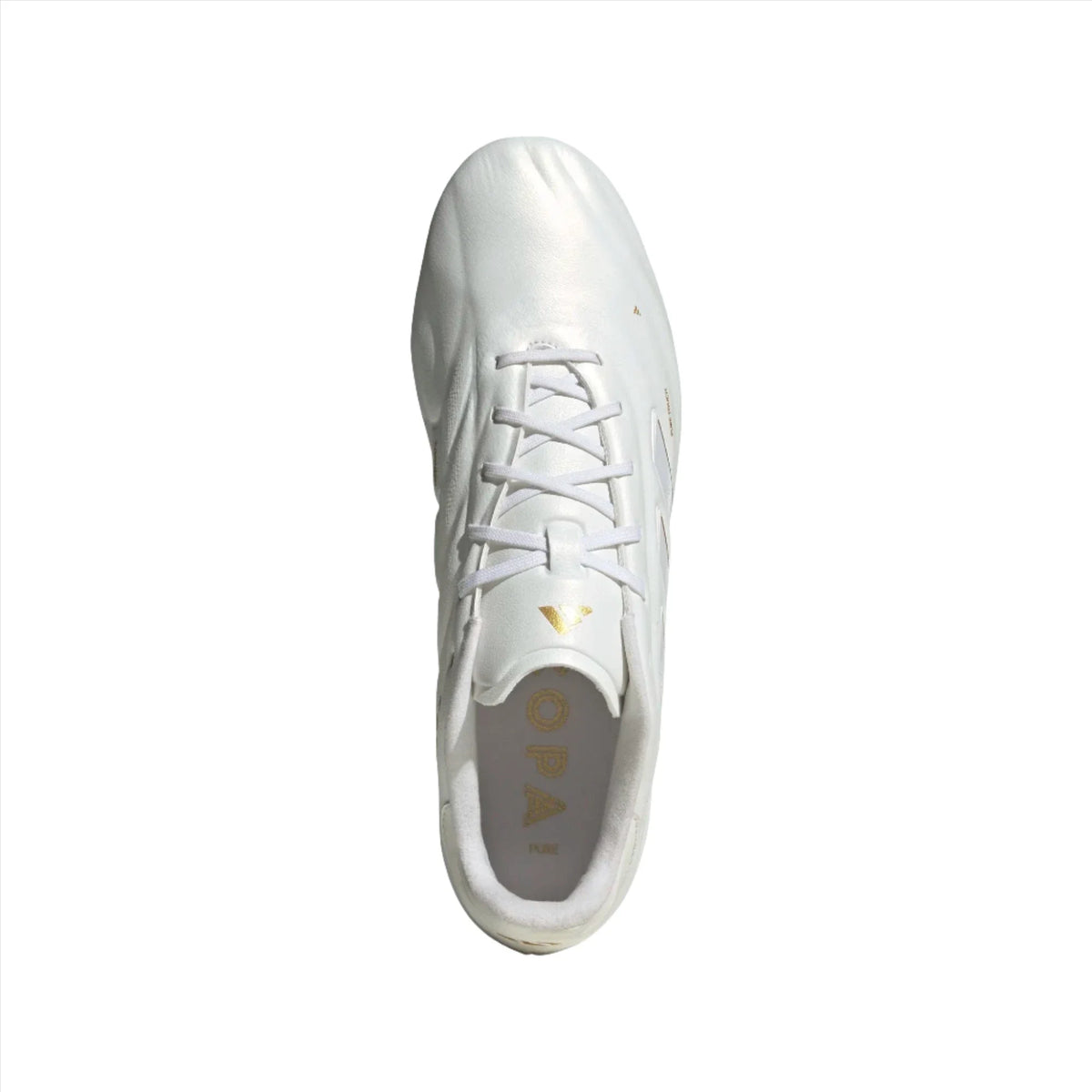 Adidas Copa Pure 2 Elite FG-White/White/Gold product image 4, provided for visual reference and product detail review
